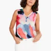 Shop NIC+ZOE Abstract Art Tank Pink Multi