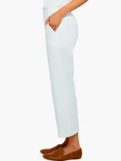 Hot NIC+ZOE All Day Slim Wide Crop Pant Paper White