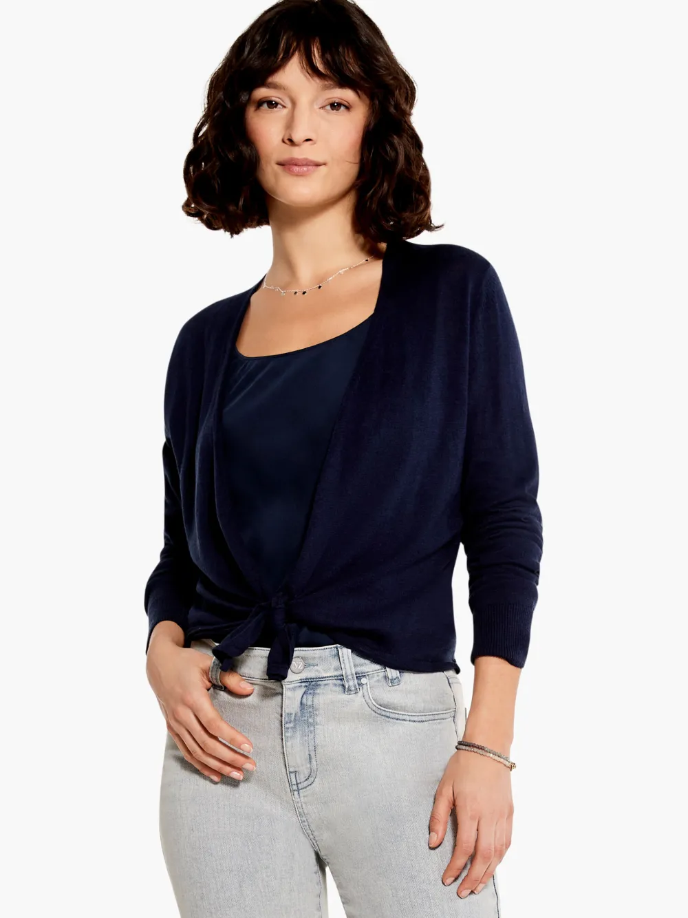 Best NIC+ZOE All Year 4-Way Cardigan Dark Indigo