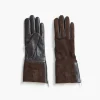 Store NIC+ZOE Amato Shearling Glove With Side Zip Black Onyx