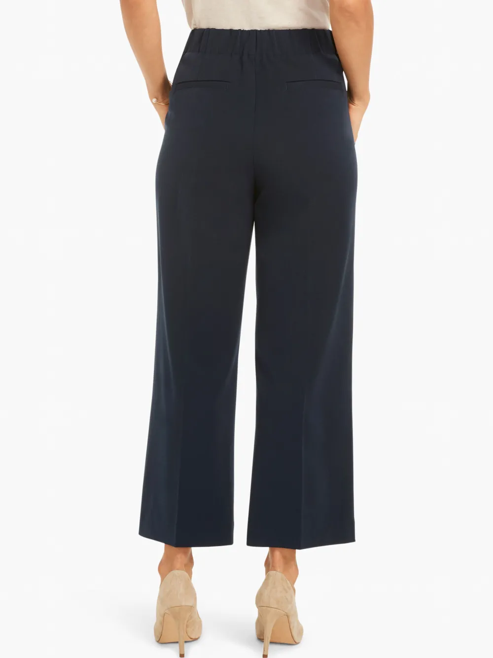 Flash Sale NIC+ZOE Avenue Summer Wide-Leg Crop Trouser Dark Indigo