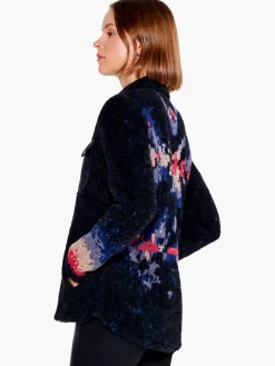 Discount NIC+ZOE Back To It Knit Jacket Black Multi