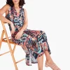 Online NIC+ZOE Batik Stamp Dress Indigo Multi