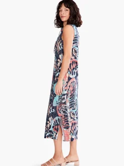 Online NIC+ZOE Batik Stamp Dress Indigo Multi