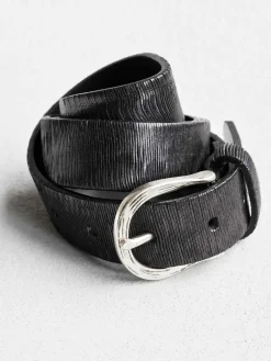 Hot NIC+ZOE B.Belt - Lazer Cut Distressed Belt Cognac