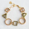 Cheap NIC+ZOE Carousel Bracelet Gold