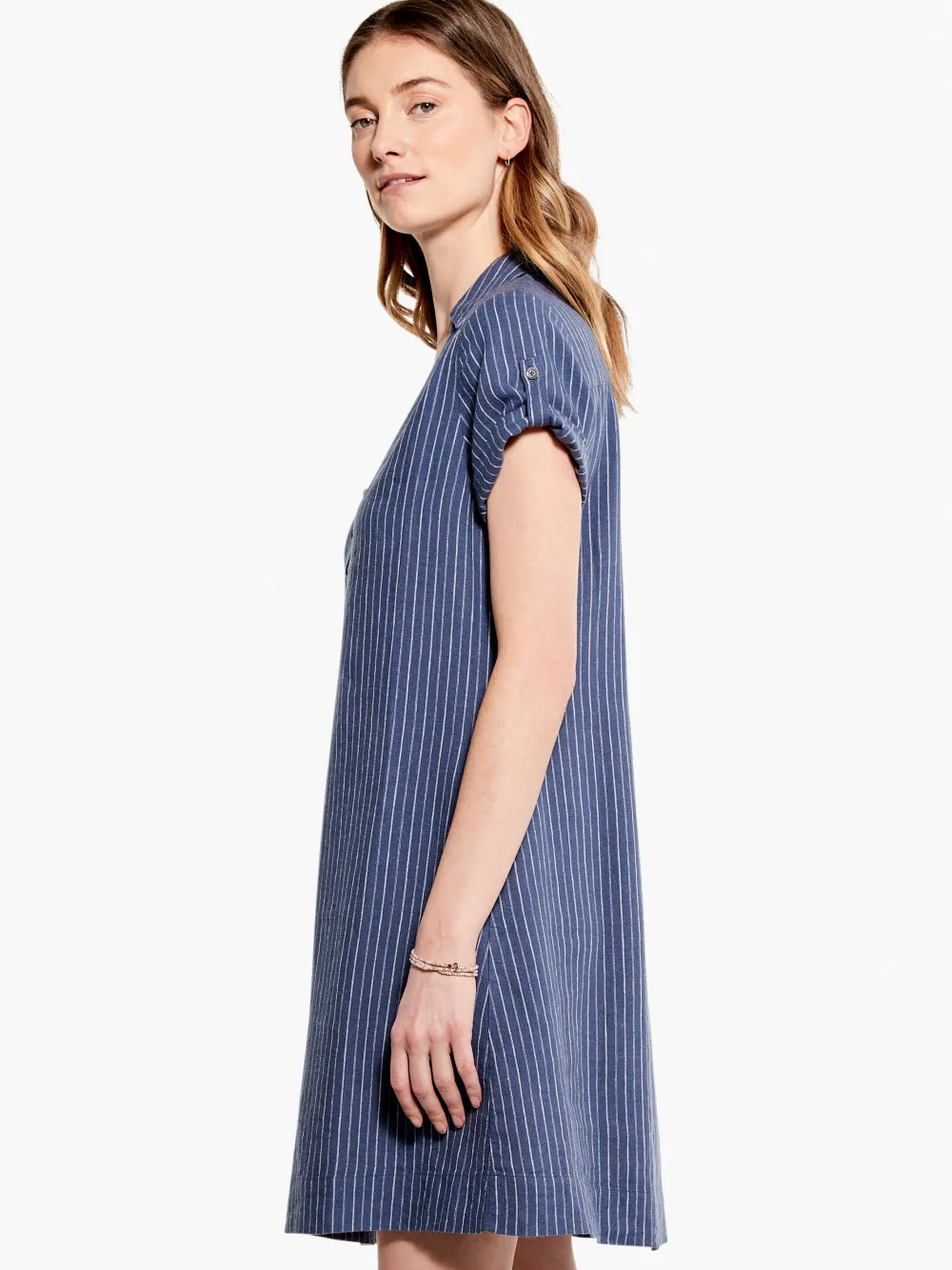 Flash Sale NIC+ZOE Central Park Day Dress Blue Multi