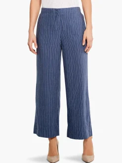 Online NIC+ZOE Central Park Wide-Leg Ankle Pant Blue Multi