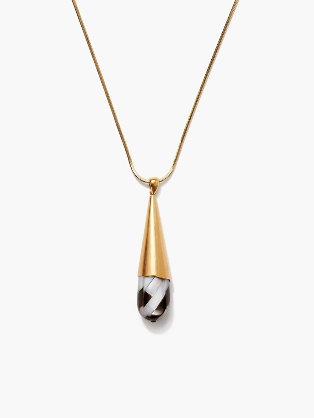 Best NIC+ZOE Chan Luu - Black Mop Necklace Gold