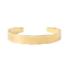 Discount NIC+ZOE Chan Luu - Yellow Hammered Cuff Gold