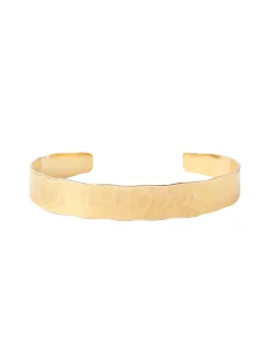 Discount NIC+ZOE Chan Luu - Yellow Hammered Cuff Gold