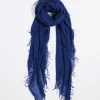 Shop NIC+ZOE Chan Luu Solid Scarf With Fringe Edges Cream