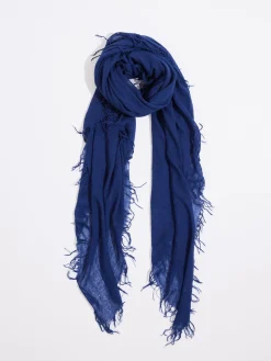 Shop NIC+ZOE Chan Luu Solid Scarf With Fringe Edges Cream