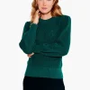 Cheap NIC+ZOE Cheerful Chill Sweater Green Mix