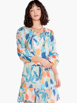 Best Sale NIC+ZOE Citrus Grove Dress Blue Multi