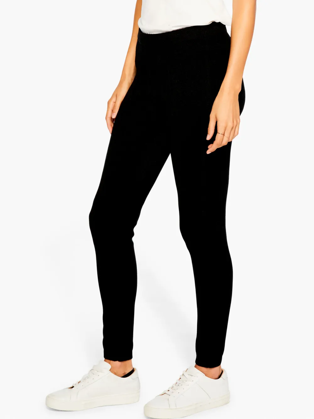 Discount NIC+ZOE Cloud Knit Legging Black Onyx