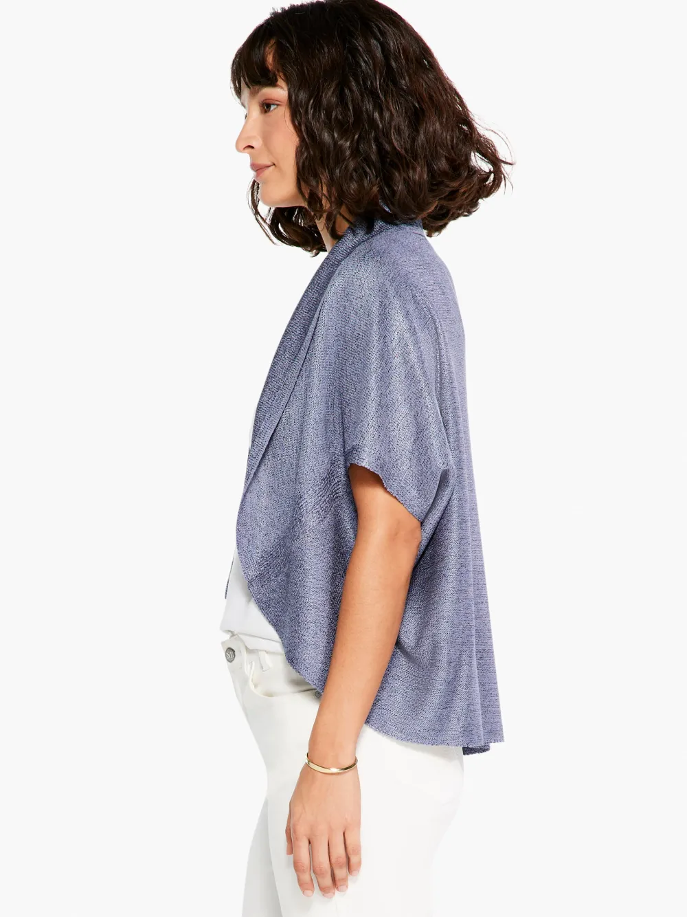 Discount NIC+ZOE Cocoon Cardigan Blue Dusk