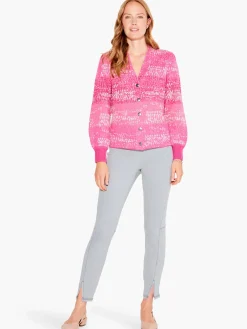 Fashion NIC+ZOE Confetti Cardigan Pink Multi
