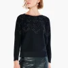 Clearance NIC+ZOE Constellation Sweater Black Onyx