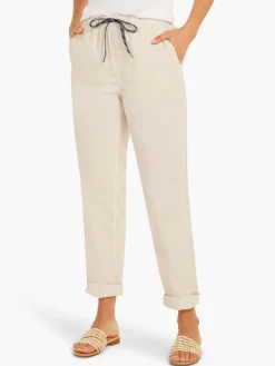 Store NIC+ZOE Cotton Poplin Relaxed Ankle Pant Cobblestone