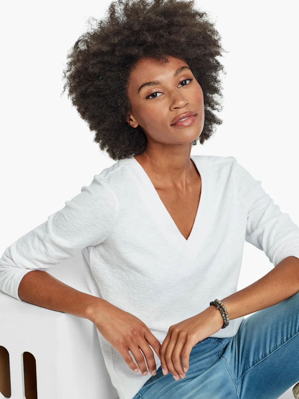 Fashion NIC+ZOE Countryside Top Dark Indigo