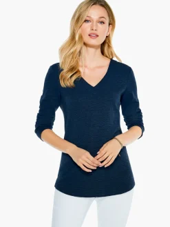Outlet NIC+ZOE Countryside Top Dark Indigo
