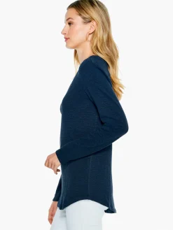 Outlet NIC+ZOE Countryside Top Dark Indigo