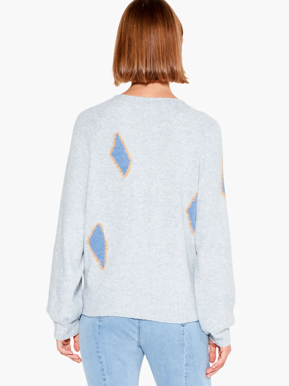 Online NIC+ZOE Cozy Up Geo Sweater Grey Multi