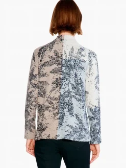 Cheap NIC+ZOE Cozy Up Stamped Turtleneck Neutral Multi