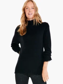 Sale NIC+ZOE Cozy Up Turtleneck Sweater Rose
