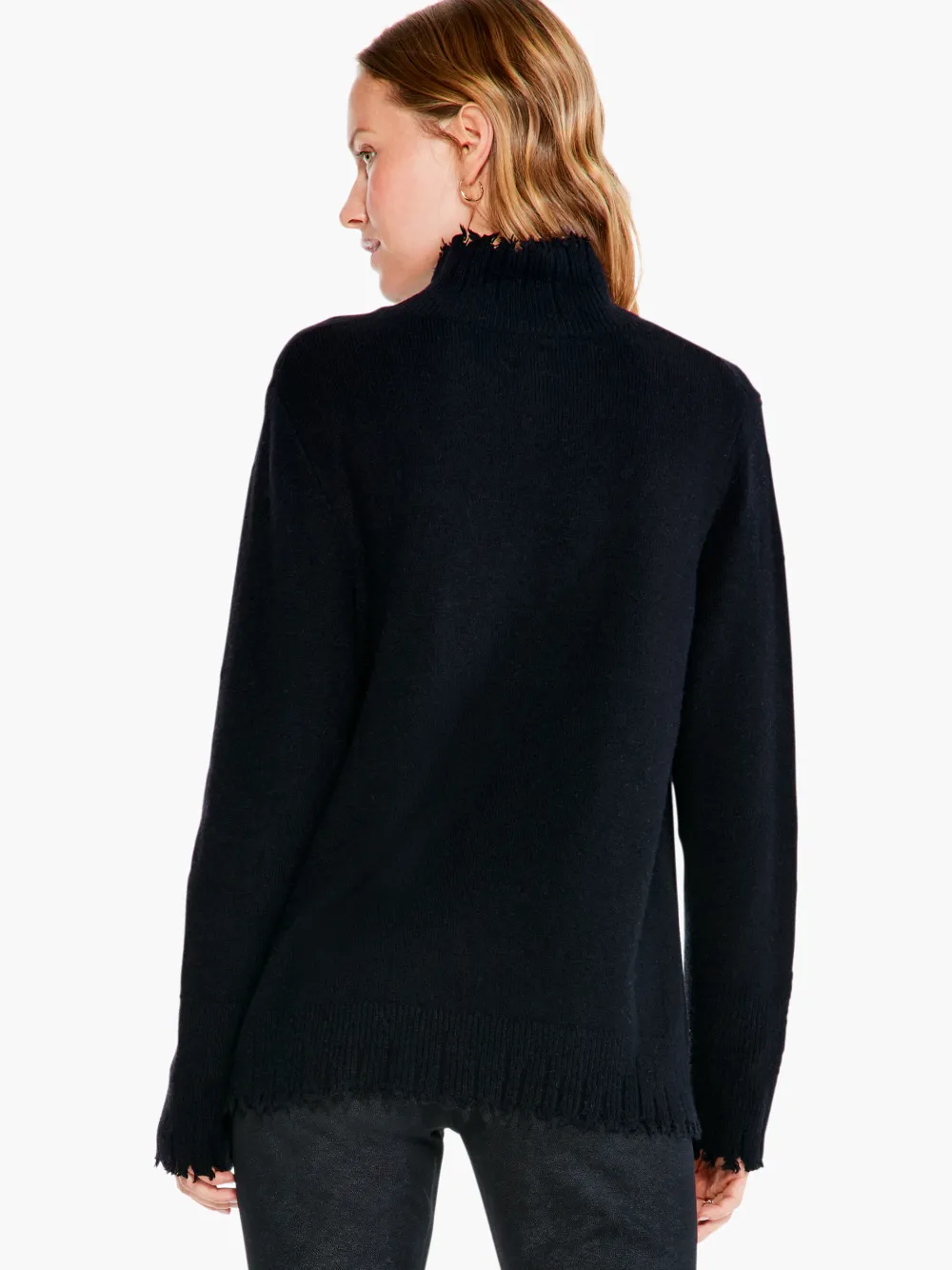 Sale NIC+ZOE Cozy Up Turtleneck Sweater Rose