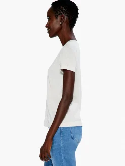 Discount NIC+ZOE Crew Neck Short Sleeve Sweater Tee Aqua