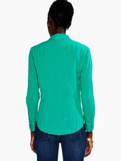 Best Sale NIC+ZOE Crinkle Shirt Bright Jade