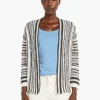 Shop NIC+ZOE Crochet Sky Cardigan Blue Multi