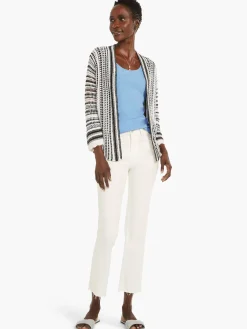 Shop NIC+ZOE Crochet Sky Cardigan Blue Multi