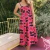 Online NIC+ZOE Cutout Crush Dress Pink Multi