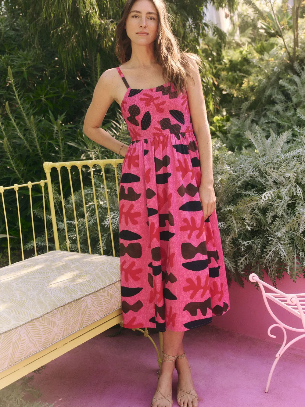 Online NIC+ZOE Cutout Crush Dress Pink Multi