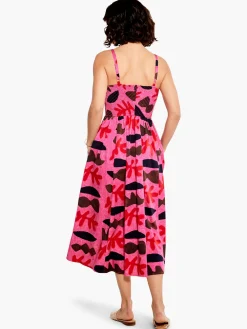 Online NIC+ZOE Cutout Crush Dress Pink Multi
