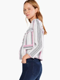 Outlet NIC+ZOE Dashing Days Jacket Pink Multi