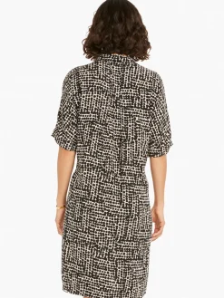 Store NIC+ZOE Daydream Dot Dress Black Multi