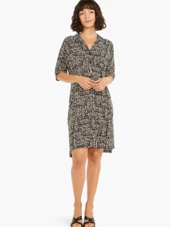Store NIC+ZOE Daydream Dot Dress Black Multi