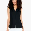 Sale NIC+ZOE Easy Day To Night Top Black Onyx