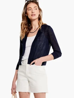Discount NIC+ZOE Easy Featherweight Cardigan Dark Indigo