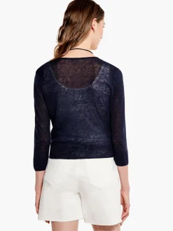 Discount NIC+ZOE Easy Featherweight Cardigan Dark Indigo