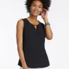 Flash Sale NIC+ZOE Easy Keyhole Top Black Onyx