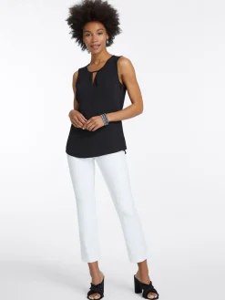 Flash Sale NIC+ZOE Easy Keyhole Top Black Onyx