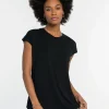 Sale NIC+ZOE Eaze Tee Black Onyx