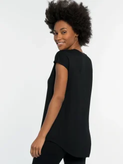 Sale NIC+ZOE Eaze Tee Black Onyx