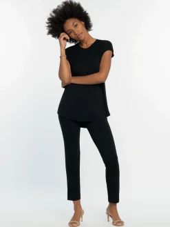 Sale NIC+ZOE Eaze Tee Black Onyx