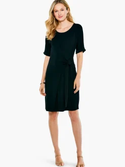 Cheap NIC+ZOE Eaze Tie Dress Black Onyx